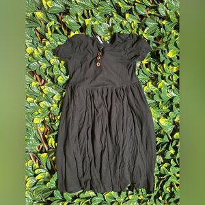 Posh Peanut Black Twirl Dress Size 8 Girls